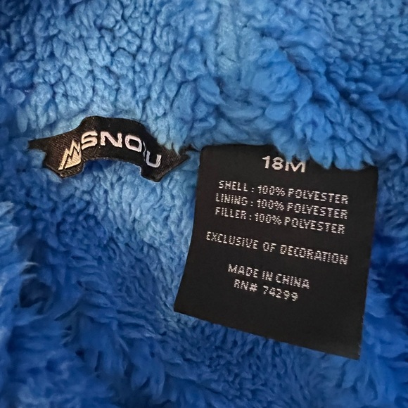 Snozu Multicolor Kids Puffer Jacket - Picture 3 of 3